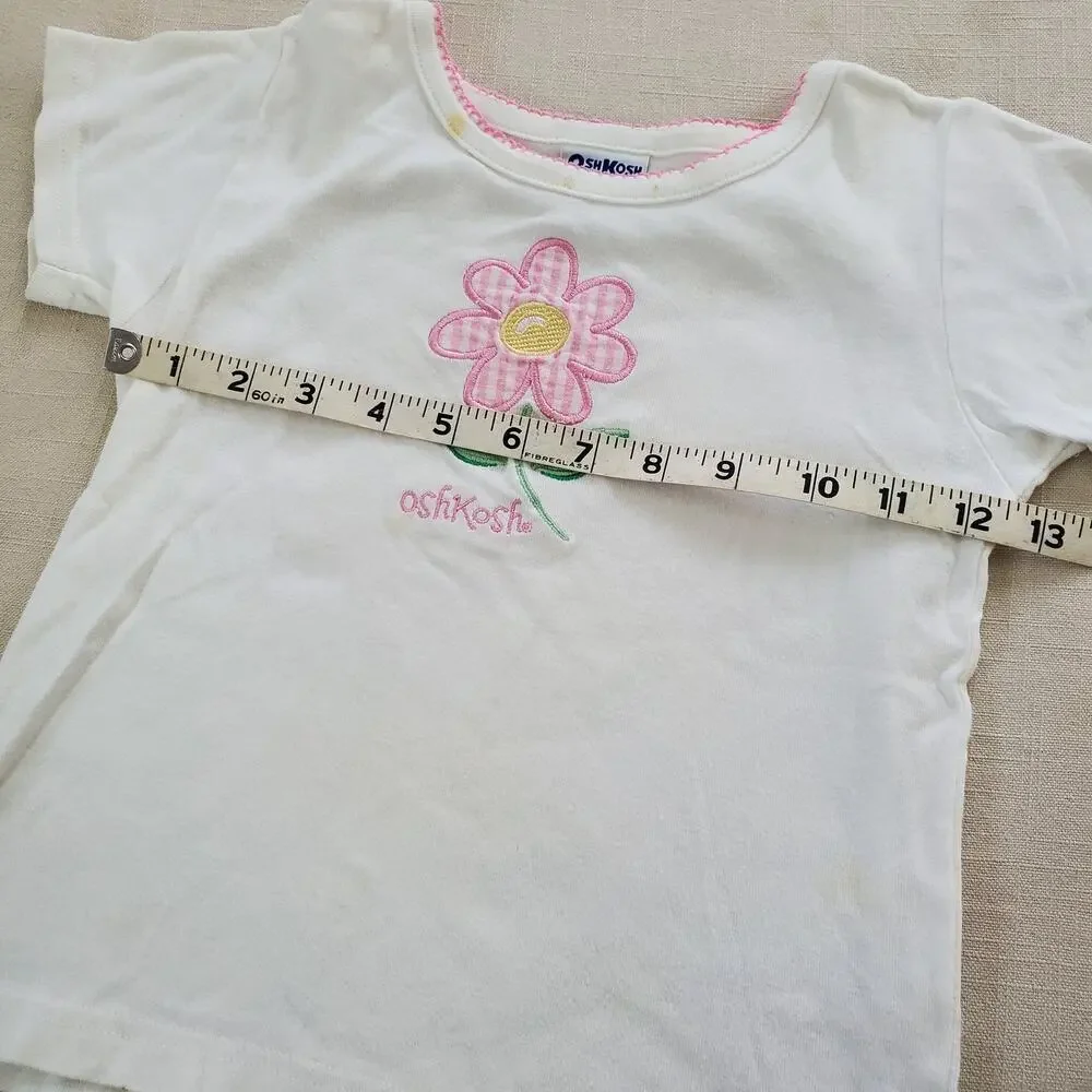 Vintage Oshkosh Flower Shirt 4t/5t